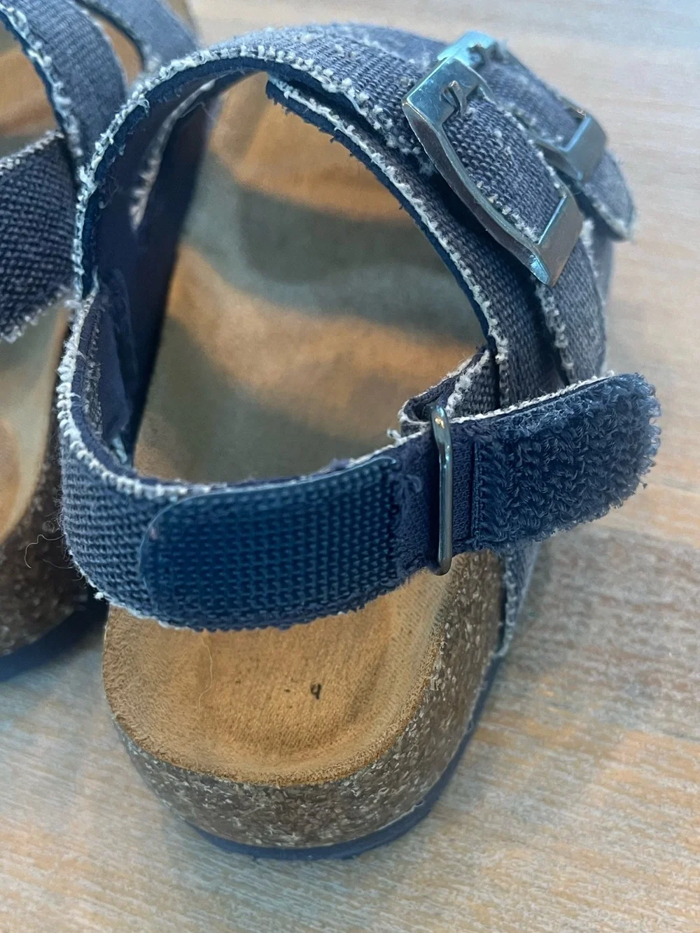 Baby Gap Navy Buckle Toddler Sandal Strap Adjustable 5T/6T Summer Shoe Slip On
